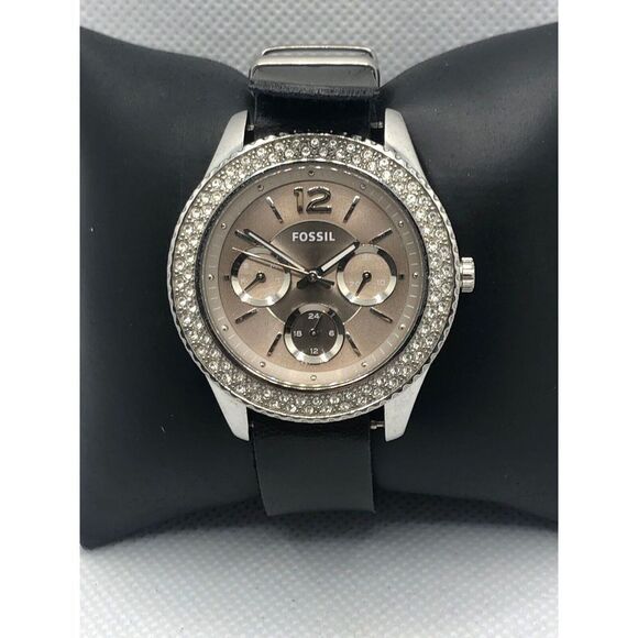 Fossil ES3733 Womens Analog Beige Dial Quartz Wrist Watch With Custom Band LP259 - Picture 1 of 9